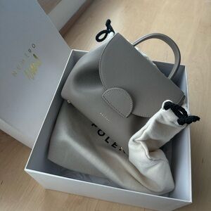 Polene Taupe Crossbody Bag